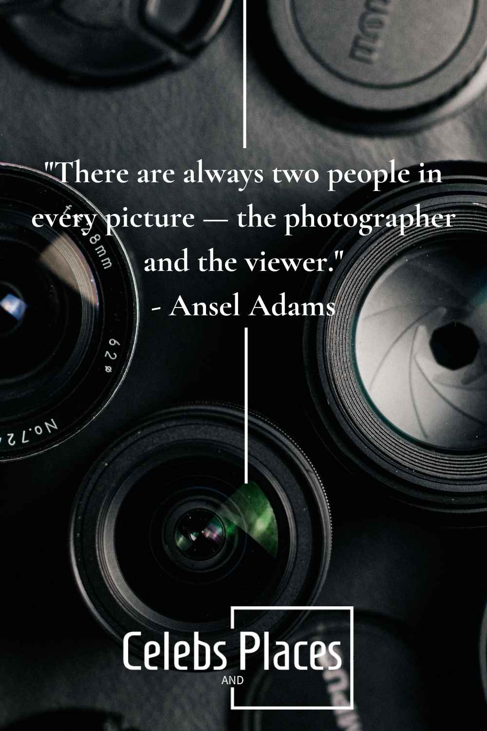 Ansel Adams quote - There are always two people in every picture — the photographer and the viewer