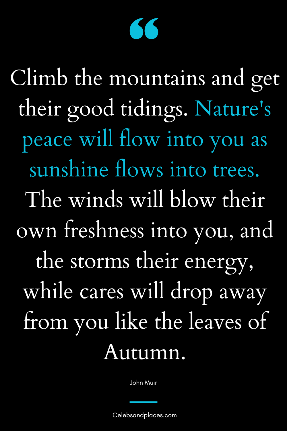John Muir Quotes on Nature