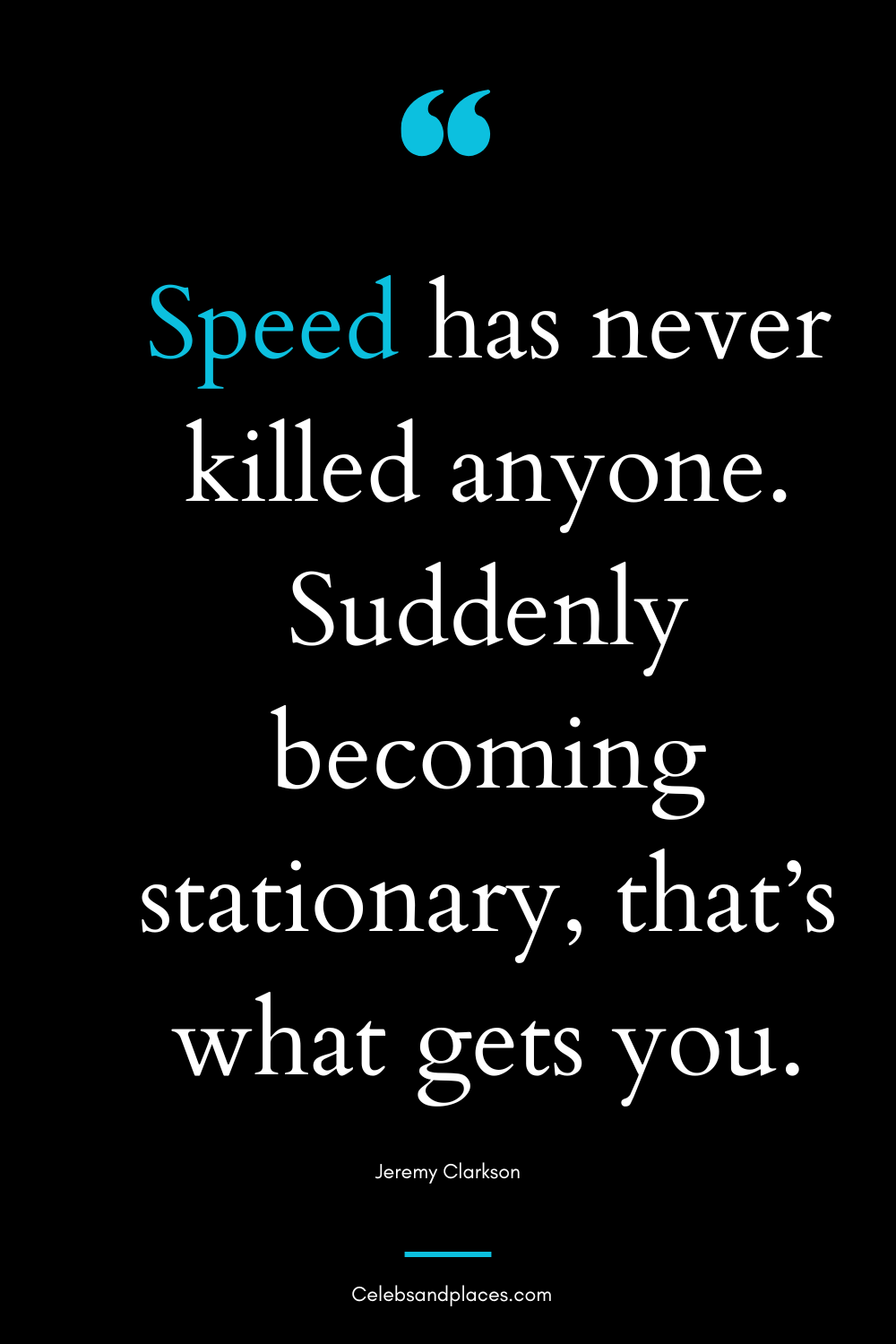 Jeremy Clarkson speed quote