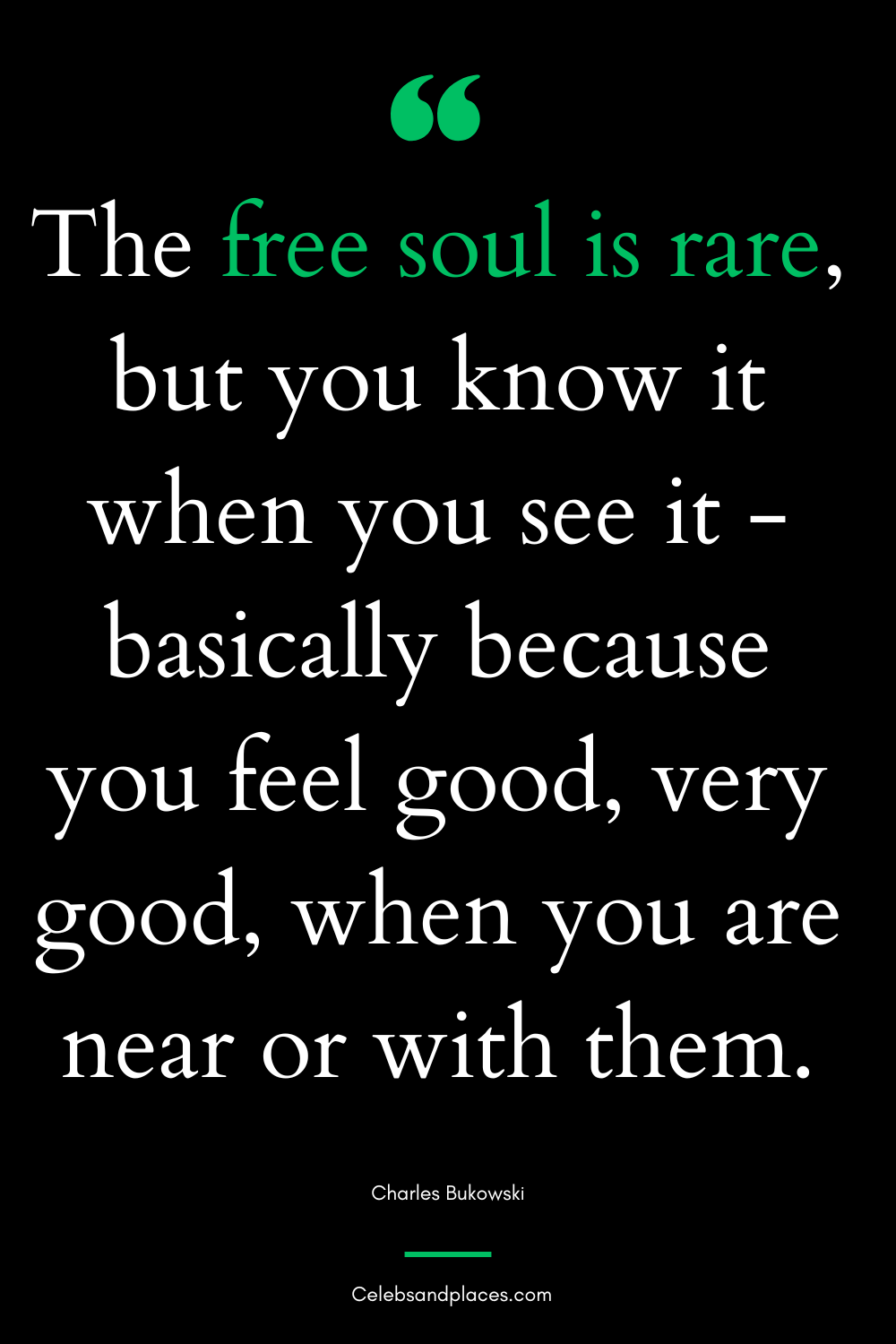 Inspiring quote by Charles Bukowski