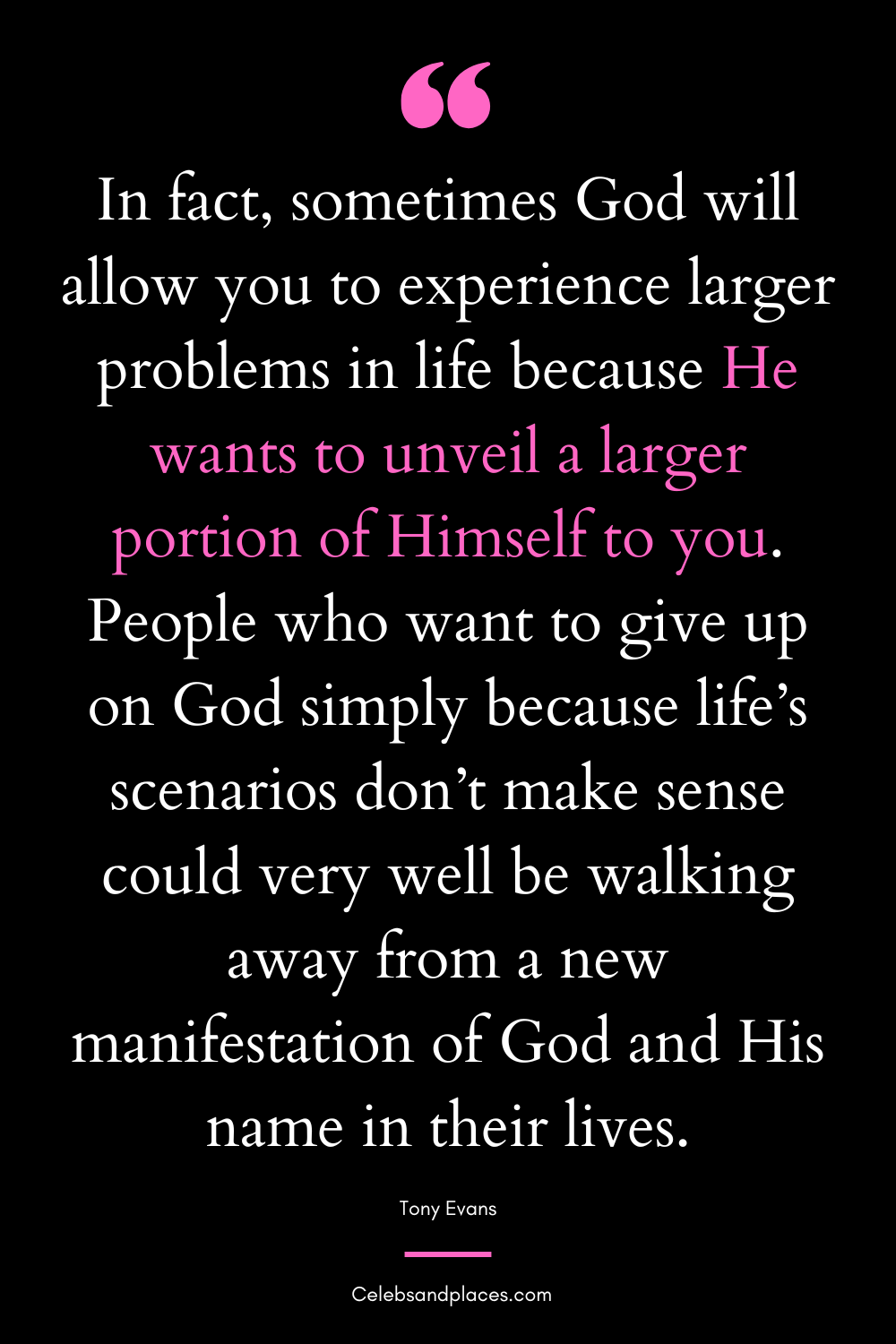 Tony Evans Quotes About Faith