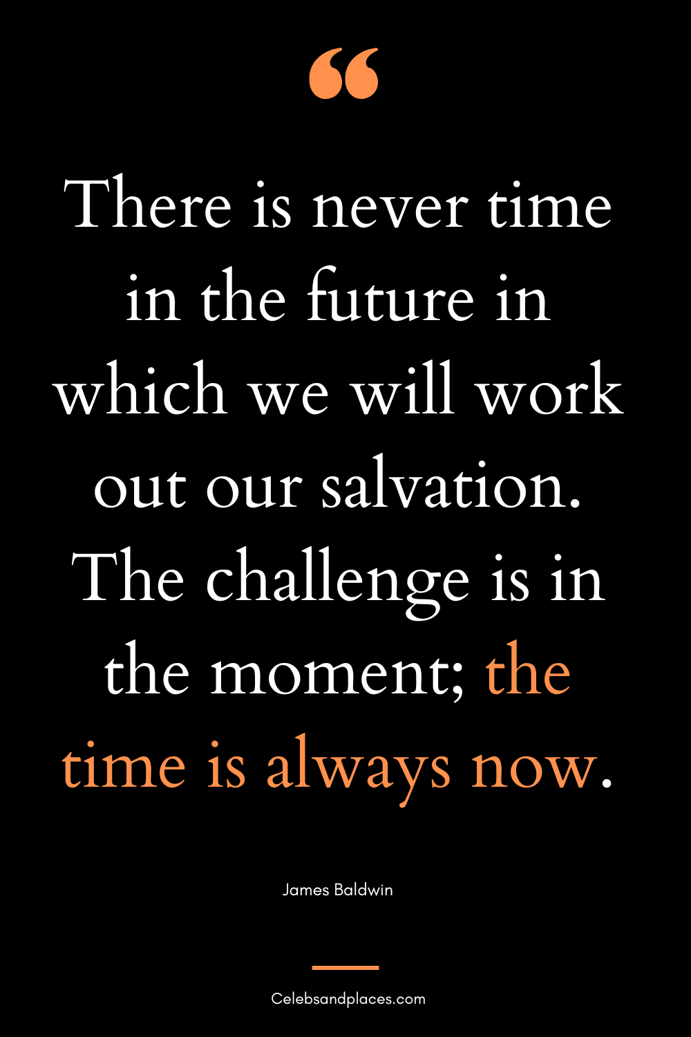 short quotes from James Baldwin