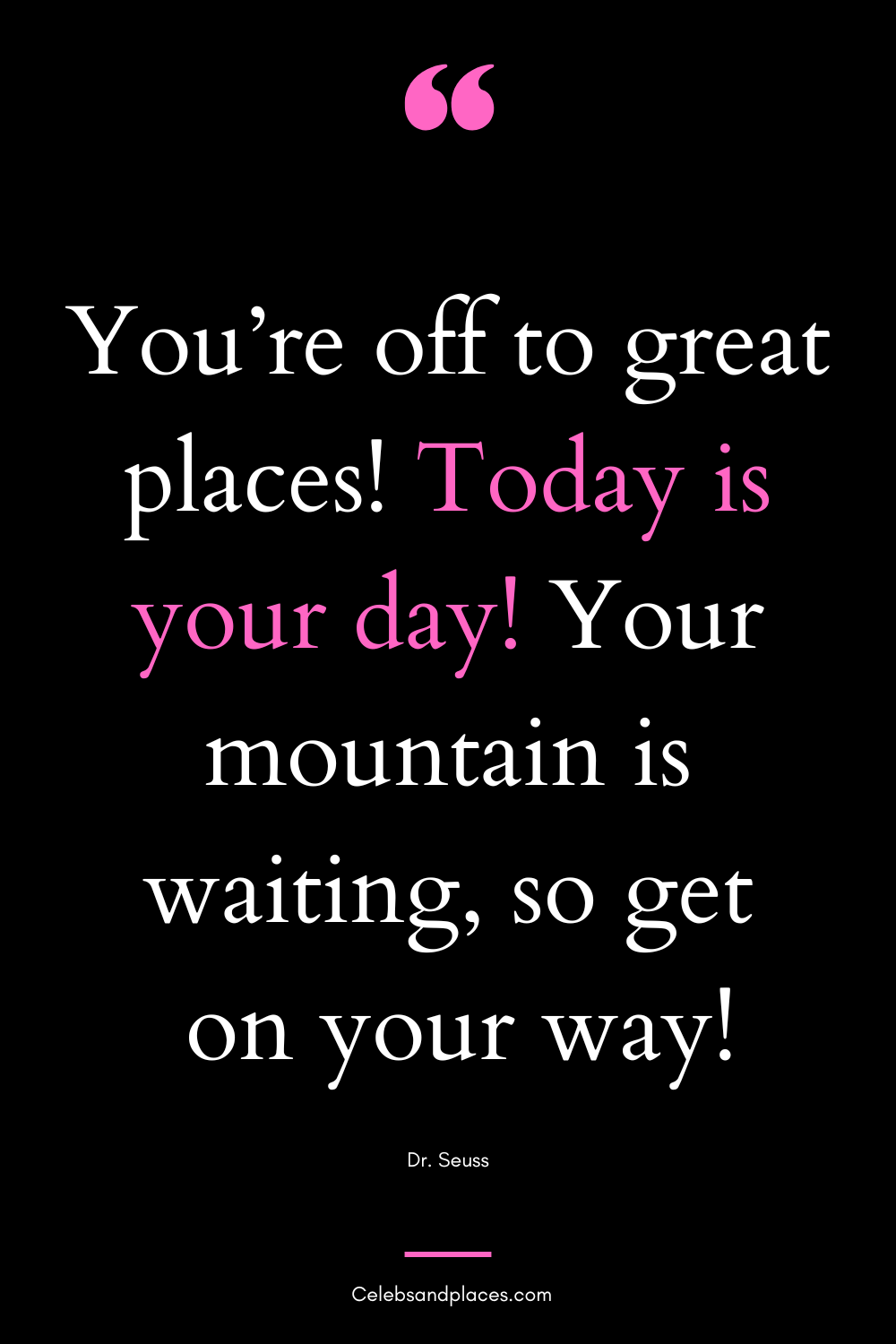 Dr Seuss Oh, the Places You'll Go Quotes