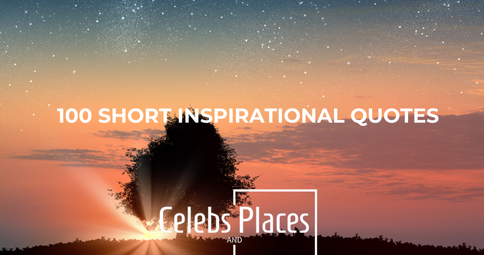 Short Inspirational Quotes